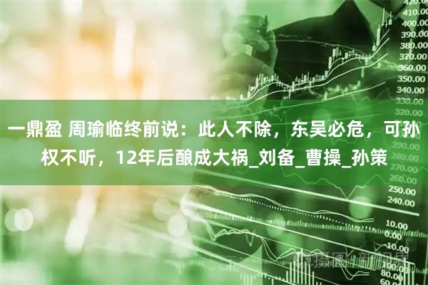 一鼎盈 周瑜临终前说：此人不除，东吴必危，可孙权不听，12年后酿成大祸_刘备_曹操_孙策
